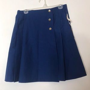 Vintage deadstock pleated mini skirt 1970s NWT